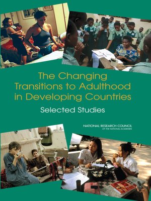 cover image of The Changing Transitions to Adulthood in Developing Countries